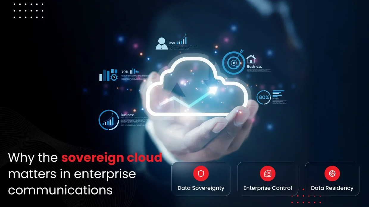 This image depicts Why Sovereign Cloud Matters for Enterprise Comms