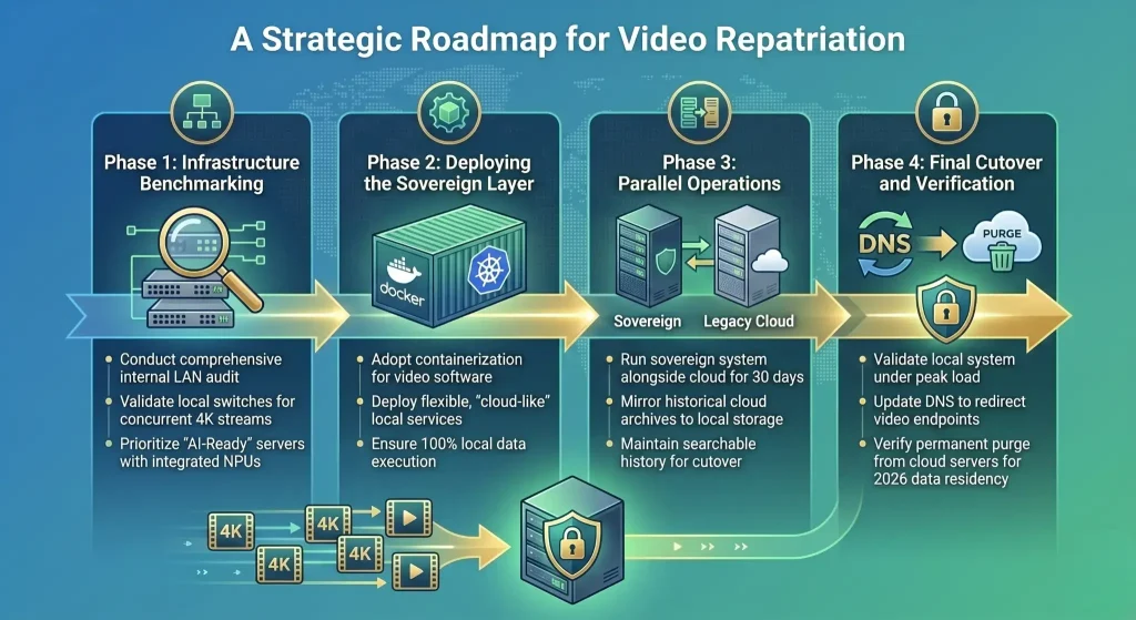 This Image Depicts A Strategic Roadmap for Video Repatriation