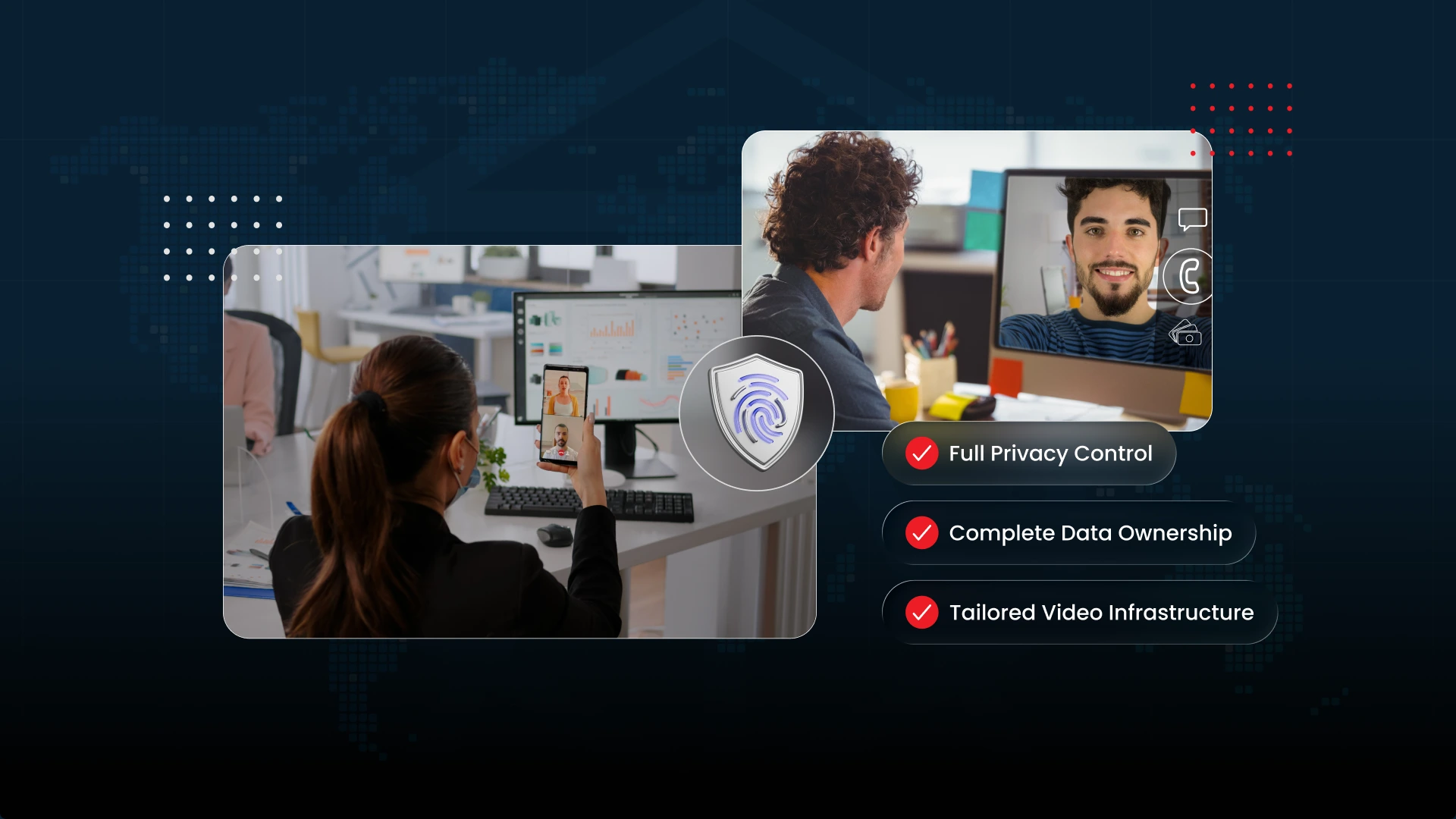 This image depicts Top Features to Look for in Telehealth Software